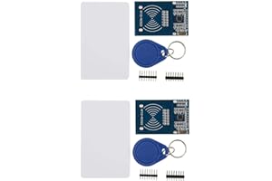 Hailege 2pcs RFID Kit RFID Card Reader RF ID Card Reader Module Kit