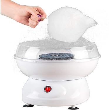 Zuckerwattemaschine Set 500W - Elektrische Maschine Für Weißen & Bunten Zucker Mit Zubehör