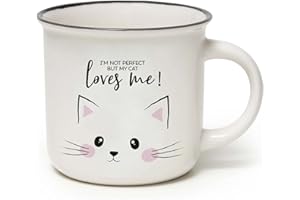 Legami Cup-Puccino Cat Tazza, Porcellana Bone China, Multicolore, 350 ml