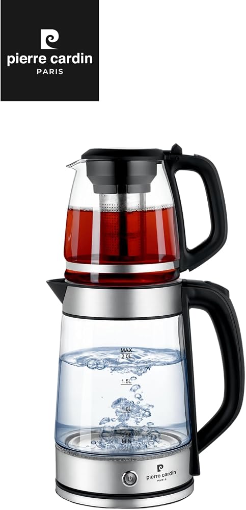 Pierre Cardin Cam Çay Makinesi 1500W