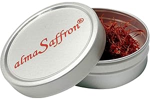 almaSaffron® - Zafferano - 1g Fili interi di zafferano puro, categoria 1 Almas qualità premium