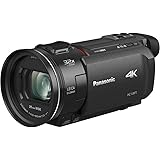 Panasonic HC-VXF1EG-K Videocamera Compatta Ultra HD 4K, Funzioni professionali, Grandangolo 25 mm, Zoom Ottico 24x, Wi-Fi, Ne