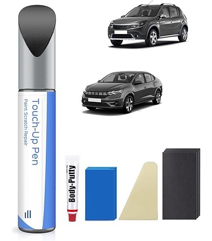 Pennarello Vernice Dacia KNM Grigio Basalto Metallizzato + Trasparente 50 Ml - Foto 3