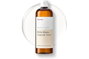 ma:nyo Bifida Biome ampułkowy toner nawilżający do twarzy, 5 rodzajów kwasu hialuronowego, codzienna jędrność, serum, koreańska pielęgnacja skóry dla kobiet i mężczyzn, 400 ml