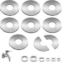 Wandlochabdeckung Weiß 56mm - Dekorative Rosette Für Rohre & Kabel