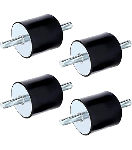 Supporti Antivibranti In Gomma M6 - 4 Pezzi, Silent Block Per Motori, Pompe E Apparecchiature - Foto 7