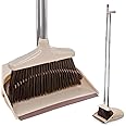 Maharsh Plastic Broom And Dustpan Treelen With Dust Pan With Long Handle Combo Set For Home And Office Made (Blue, Skyblue, Green, Beige), hard_floor