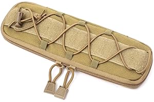 WYNEX Tactical Knife Sheath Bag, Molle Flashlight Holster Pouch Utility Tool Pouches Case Single Pistol Holder Cartridge Clip Outdoor Multi-Tool Nylon Pouch