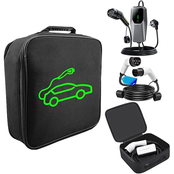 Borsa per il trasporto di stoccaggio del cavo di ricarica per auto EV per prese per caricabatterie per veicoli elettrici Contenore per attrezzature ignifughe impermeabile  34