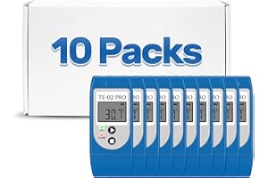 THERM LA MODE Temperature Data Logger, Multipurpose USB Temperature Data Recorder with 32000 Readings, PDF Reports, Alarms, Waterproof, 1 Year Battery Life, Calibration Certificates, Thermometer Logger