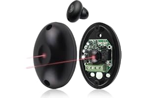 SWIFTCTRL Coppia di Fotocellule Infrarossi Universali 12/24V AC DC per Cancelli e Garage – Sensore di Sicurezza Esterno con Filtro Solare, Portata 2m-25m, IP55