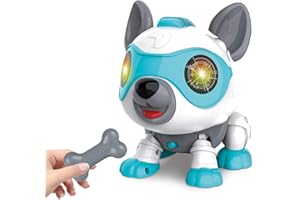 aovowog Jouet Robot pour Chien,Chien Robot Intelligent Jouet Interactif pour Enfants,Précoces Intelligents Jouets éducatifs pour 3 4 5 6 7 8 Ans Garçons Filles Cadeau de Noël d'anniversaire