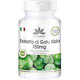 Gotu Kola 750mg - estratto ad alto dosaggio - vegan - 120 compresse - con zinco e vitamina C | HERBADIREKT by Warnke Vitalsto