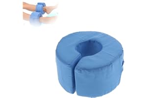 AIRM HEALTH Anti-Dekubitus-Fersenschoner - Fersenpolster - Regulierbarer Fersenschutz - Ergonomische Dekubituskissen - Orthopädische Fersenschutzpolsterung für Ellbogen und Füꞵ (Runde Antidekubitus)