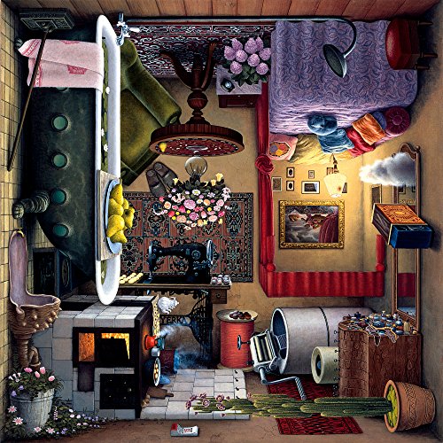 Preisvergleich Produktbild Schmidt Spiele 59292 - Jacek Yerka, Quadradpuzzle, Boudoir, 1000 Teile