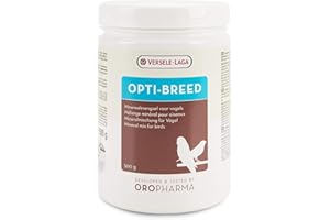 NOBBY Versele-Laga Orlux Opti-Breed | 500 g | Ergänzungsfuttermittel für Vögel | Für Vögel jeden Alters geeignet | Mit Aminosäuren, Vitaminen, Mineralstoffen & Spurenelementen | In Pulverform