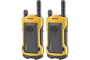 thoran Jouets Radio pour garçons - 2 Talkies-Walkies pour Enfants de 200 mètres de portée | 200 mètres de portée Camping Jouets de Plein air pour Enfants de 4 à 12 Ans Cadeaux d'anniversaire Jouets