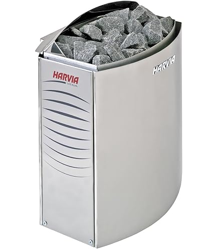 Harvia Vega Saunaofen-BC80 8,0 integrierten Steuergerät, Edelstahl