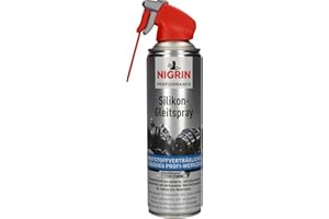 NIGRIN HyBrid silikonowy spray ślizgowy, bezpieczne dla tworzywa sztucznego, profesjonalne narzędzie, 500 ml