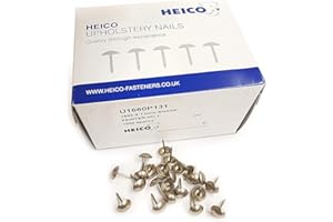 HEICO 1000 PEWTER MATT DULL SILVER UPHOLSTERY NAILS Furniture studs tacks pins
