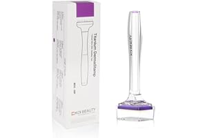 KOI BEAUTY Derma Stamp 1.0 mm, Microneedling Stamp 80 Microagujas de Titanio Derma Manual Pen para Crecimiento de la Barba y Cuidado Facial