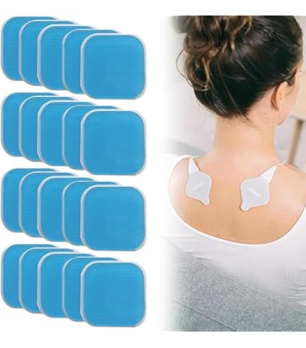 24 Pads En Gel De Remplacement Pour électrostimulateurs - Tailles 9,5x5 Cm Et 6x3,5 Cm, Pour Hanches/abdos