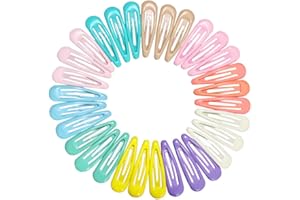 TSLRSA Pinza de Pelo para Niñas - 30Pcs Clips de Pelo de Metal Mujeres, Clips Pelo Niña, Horquillas Pelo, Pinza para el Cabello, Pernos de Pelo, Clips de pelo para Niñas, Bebe, Chicas (Vistoso)
