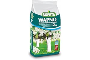 BIOVITA Weißanstrich Obstbäume Baumanstrich Baum Pflege Frostschutz Gartenkalk 2kg