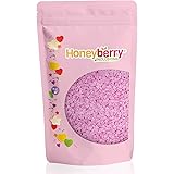 HONEYBERRY INCLUSIONS Pink Hearts 200g - Premium Edible Decorating Sprinkles for Baking, Cupcake and Cake Decorations, Ice Cr