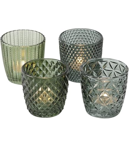 20 Pcs Bougeoir Bois, Photophore Bougie Mariage Deco Mariage