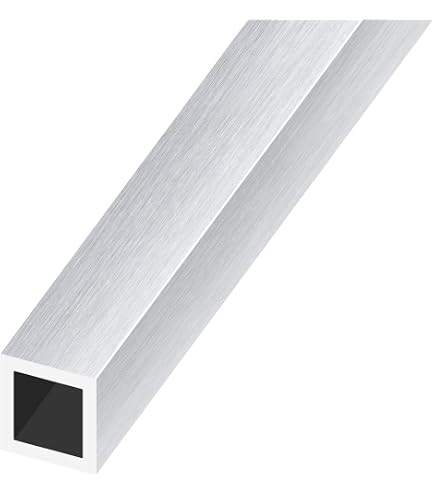 Produktbild von Alu-Vierkantrohr AW-6060 – 120x120x2,5 Mm, Länge 800 Mm (80 Cm), Maßgenau Zugeschnitten