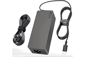 SCOVEE 65W USB-C Lenovo Laptop Charger, thinkpad Charger for Lenovo ThinkPad x1 Carbon T14 T15 T580 T590 X280 X380,Chromebook C330/S330/100e/300e/500e,Yoga 720 910 920 Chromebook