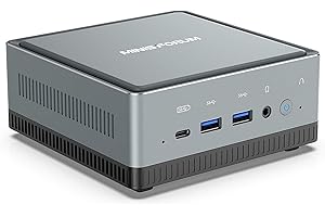 ‎MINIS FORUM MINIS FORUM U820 Mini PC Intel Core i5-8259U Quad-Core-Prozessor 16 GB DDR4 / SSD 256 GB Mini-Desktop-Computer, HDMI, DP und USB C, Dualband-WLAN, BT 5.1, USB 3.0 x 4