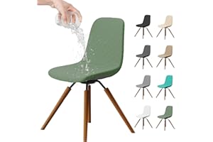 ‎DIOXIDE Dioxide Stuhlhussen 4er Set, Stretch Stuhlbezug Esszimmerstühlhussen Universal Stuhlhussen Abnehmbarer Waschbarer Stuhlabdeckung für Esszimmer,Hotel,Bankett,Hochzeit,Partys Deko(Grün,Wasserdicht)