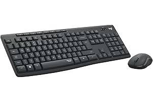 ‎LOGITECH Keyboard & Mouse Logitech Wireless Combo MK295 silent Graphit (DE) (920-009794)