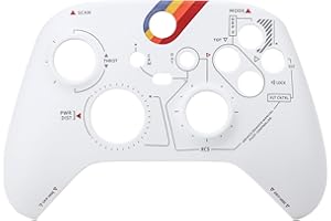 LOKOHO Front Housing Shell Faceplate for Starfield Edition Compatible with Xbox Series X/S Controller, Soft Touch Customizable Accessories for Series X/S Controller Skin（Controller NOT Included）