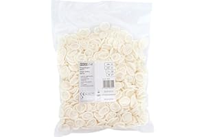 SELVA Doigtiers en nitrile, lisses, roulés, élastiques, non poudrés, hypoallergéniques, ne couvrent qu'un seul doigt à la fois, très bonne sensibilité tactile (taille L)