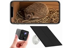 GENERIC Solar Hedgehog House Camera with WiFi – Wireless HD Wildlife Camera with Night Vision | Live View Hedgehogs on Your Phone | Solar Powered HD Camera