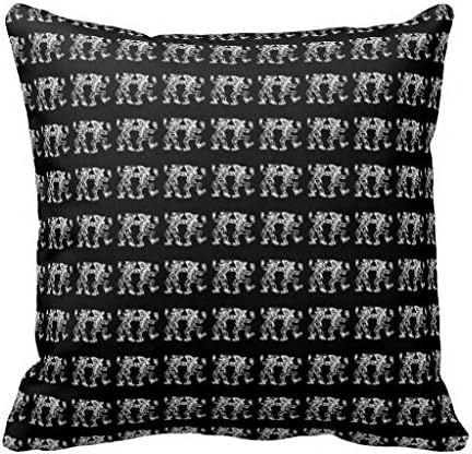 dos amigos posada calavera throw pillow