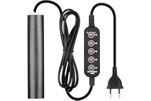ITIY Mini riscaldatore acquario 25W, piccolo riscaldatore acquario con 2 ventose controllo della temperatura per 10-50L acqua salata e acqua dolce