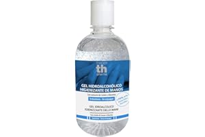 THADER TH PHARMA Thader Pharma Gel Hidroalcohólico Higienizante de Manos Instantáneo, con Dosificador, Sin Enjuague (500 ml)