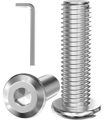 Viti A Testa Bombata M5x12mm Grado 10.9 | Lotto 100 Pezzi In Acciaio Carbonio Per Meccanica E Fai Da Te