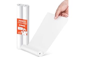 Thermopapier A4 MUNBYN Papier thermique A4 Compatible avec Imprimante Thermique ITP01, Brother PJ762/PJ763MFi, Phomemo M08F, HPRT MT800 pour Photo Image Reçu Mémo Fichier PDF impression 210x30mm