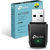 TP-Link Archer T3U 1300 Mbps High Gain Wireless Dual-Band USB WiFi Dongle, 3dBi Dual Omni Directional Antenna, WiFi Adapter f