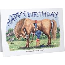 Horse Pony Birthday Card Horses Ponies Greeting Card 147 X 147 - View #10
