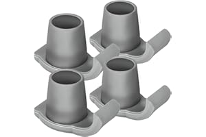 Dotday 4 Pack Walker Skis Glides for Folding Walkers, Durable Walker Glides for Seniors, Essentials Walker Accessories Mobility Aid Accessory for Seniors