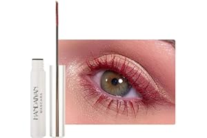 Allbestaye Mascara coloré imperméable pinceau fin Cils verts noirs et blancs maquillage longue tenue