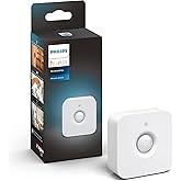 Philips Hue Motion Sensor, Wireless, Magnet Mounting, 5 m Range, 5.5 x 5.5 x 2 cm