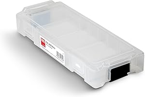TOX L-BOXX Micro valigetta per assortimento, impilabile e cliccabile con il sistema L-BOXX, suddivisibile in un massimo di 8 scomparti, per riporre tasselli e viti, trasparente, 1 pezzo, 094900805