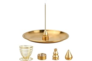 HUSALSEA 5 StüCk RäUcherstäBchen Halter Sets,Mini Bonwarm Neun -Nine RäUcherstäBchenhalter,RäUcherkegel Gegen MüCken,Incense Sticks,RäUcherstäBchen Set FüR Home Office Tea House Meditation, Yoga Und Spa